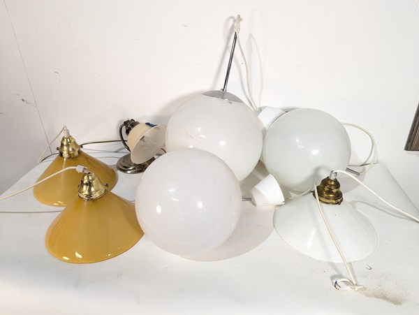 Lot 356 - PENDANT LIGHTS