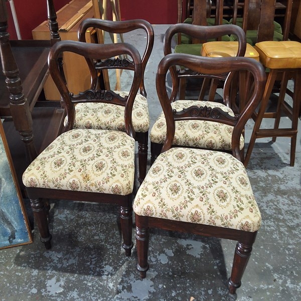 Lot 167 - DINING CHAIRS