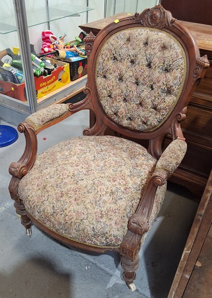 Lot 505 - PARLOUR CHAIR