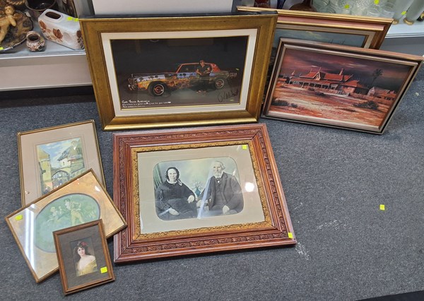 Lot 1557 - FRAMED ARTWORKS