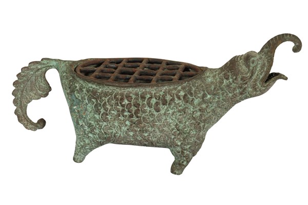 Lot 49 - CHINESE BRONZE WATER VESSEL