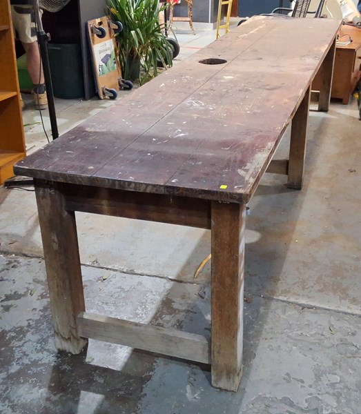 Lot 377 - LONG TABLE