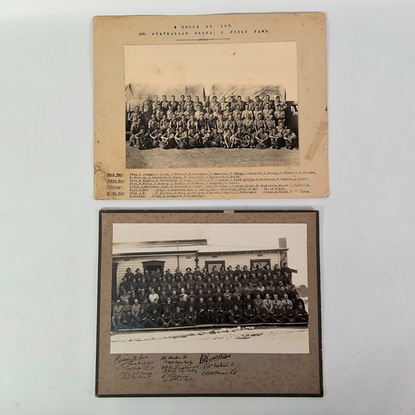 Lot 1129 - WW2 AUSTRALIAN GROUP PHOTOGRAPHS