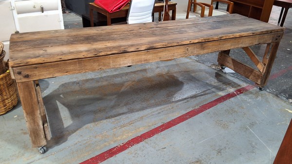 Lot 224 - RUSTIC TABLE