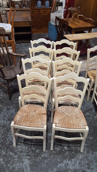 Lot 215 - DINING CHAIRS