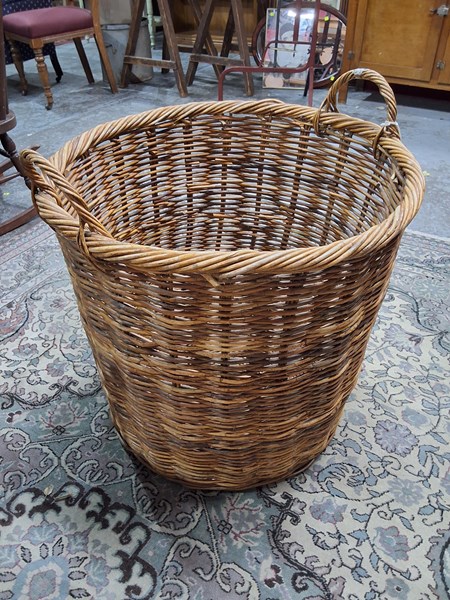 Lot 379 - CANE BASKET
