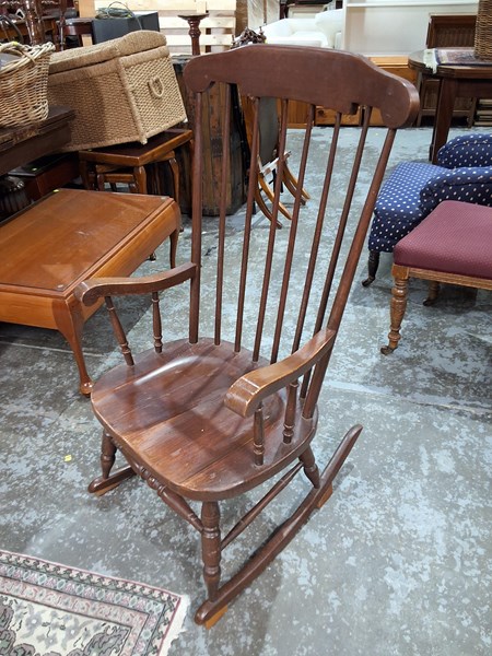 Lot 201 - ROCKING CHAIR