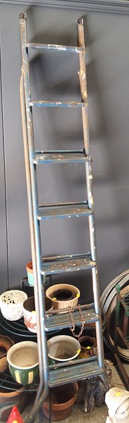 Lot 263 - VINTAGE LADDER