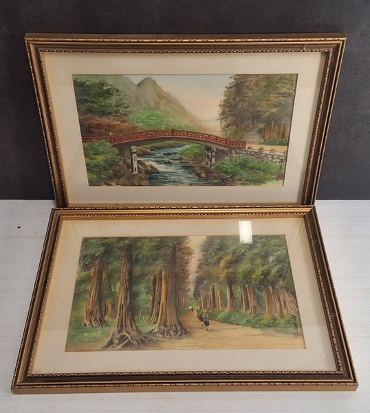 Lot 1181 - PAINTED SILKS
