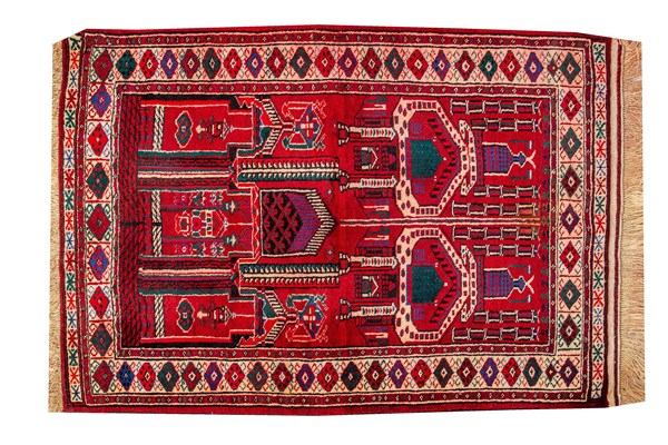 Lot 87 - PERSIAN ENTRANCE RUG