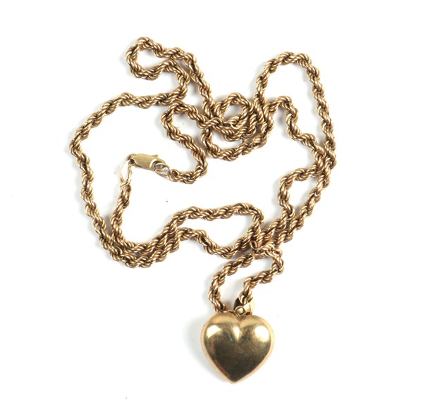 Lot 1005 - GOLD NECKLACE