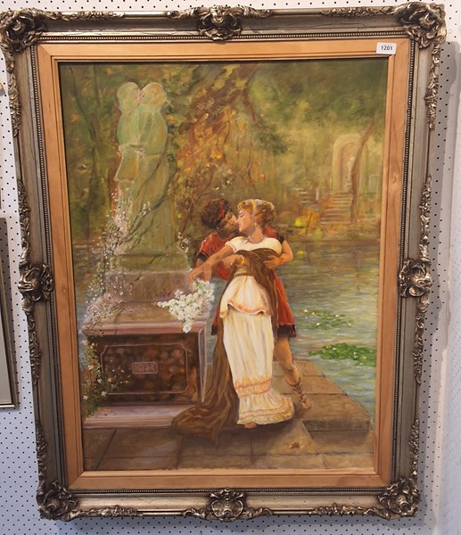 Lot 1201 - ROMANTIC SCENE