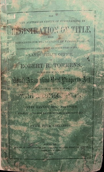 Lot 1467 - TORRENS, ROBERT