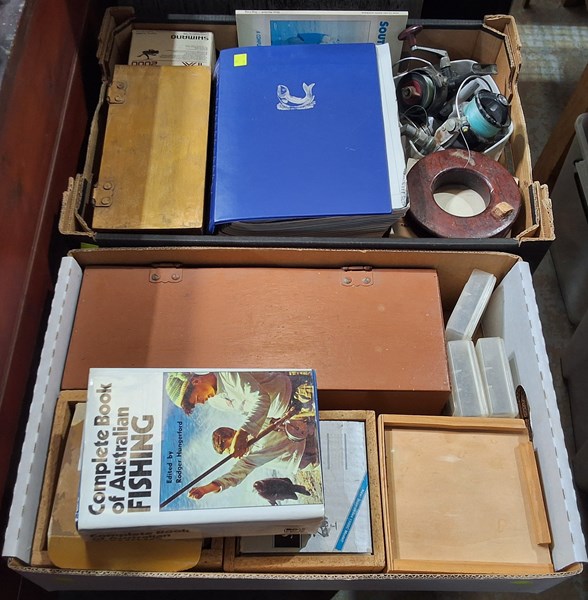 Lot 286 - VINTAGE FISHING LOT