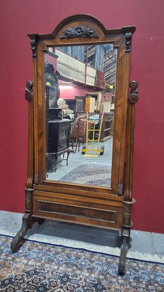 Lot 51 - CHEVAL MIRROR