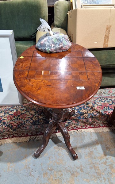 Lot 312 - CHESS TABLE