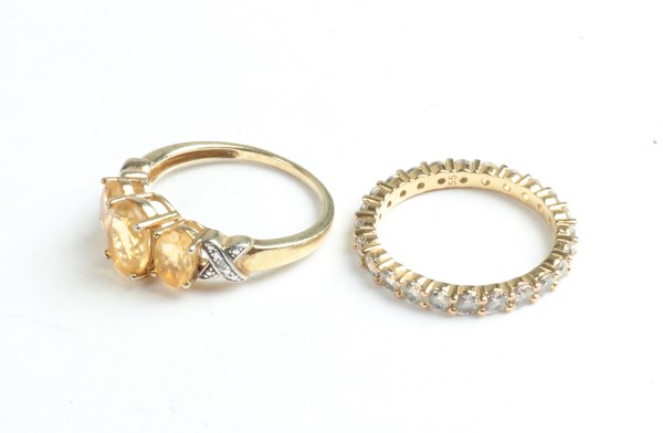 Lot 1030 - DRESS RINGS