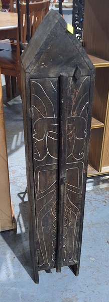 Lot 410 - RUSTIC CABINET