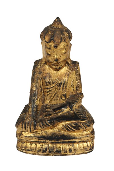 Lot 40 - BURMESE GOLD GILT BUDDHA