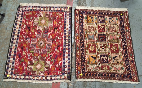 Lot 360 - KILIM ENTRANCE RUGS