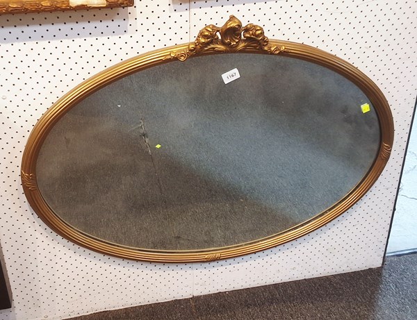 Lot 1167 - WALL MIRROR