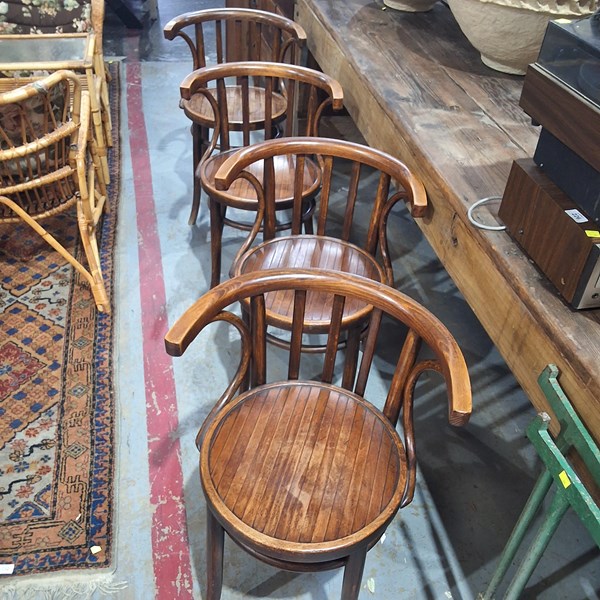 Lot 225 - CAFE CHAIRS