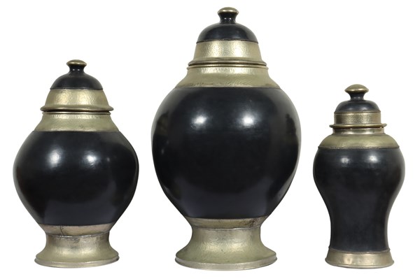 Lot 225 - MOROCCAN TERRACOTTA WATER POTS (3)